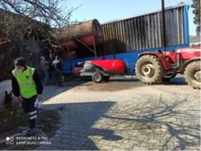 Edincik'te gönüllü dezenfekte timi kuruldu