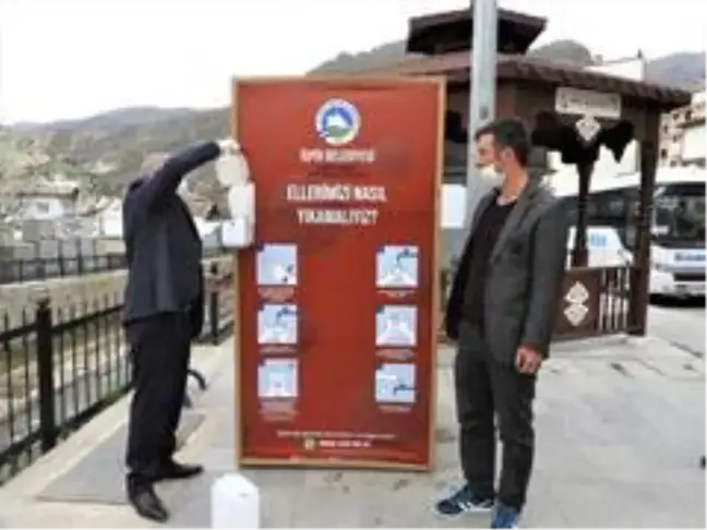 İspir'de dezenfekte üniteleri halkın hizmetinde