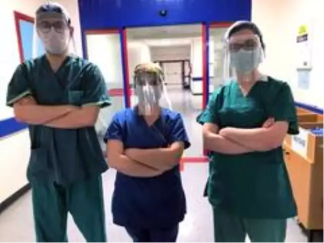 Virüs savaşçılarına 118 'yüz kalkanı'
