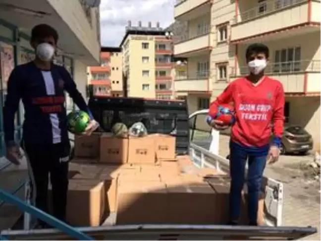 Sason Gençlik Spor Kulübü, ailelere yardım yaptı