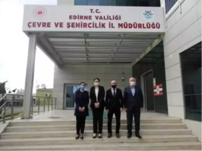 Edirne'de AK Parti heyeti kurum müdürlerini ziyaret etti