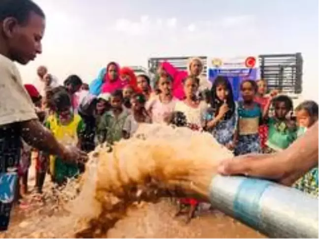 İhlas Vakfı Sudan'da 2. Abdülhamit Han su kuyusunu hizmete açtı