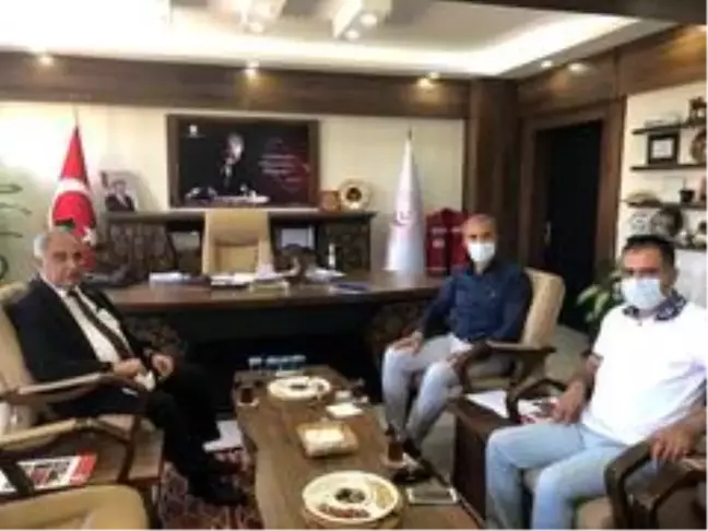 Rektör Turgut, Müdür Çelik'i ziyaret etti