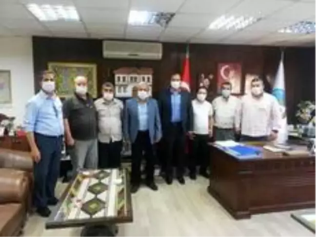 İznik Belediye Başkanı Usta, Osmaneli Belediye Başkanı Şahin'i ziyaret etti