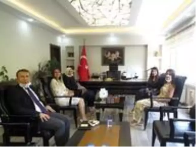 Tayini çıkan Hakimlerden Kaymakam Çimşit'e veda ziyareti