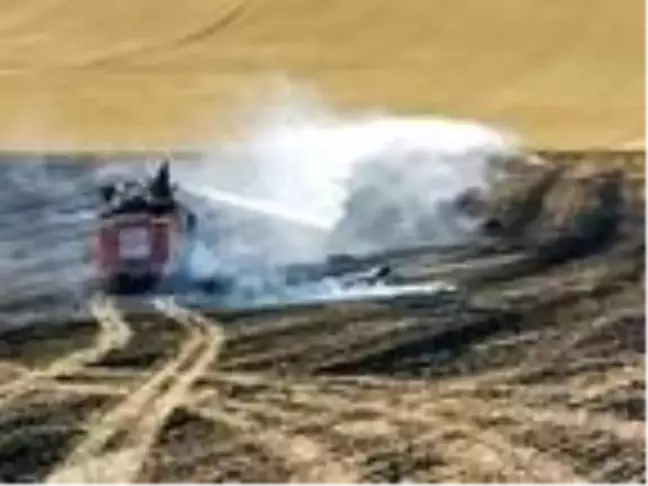 Yozgat'ta, 150 dekar hububat ekili alan yandı
