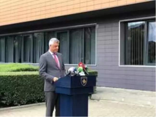 Kosova Cumhurbaşkanı Thaçi, Lahey Özel Savcılığına ifade veriyor