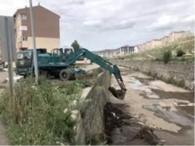 Kars'ta DSİ dereleri temizliyor