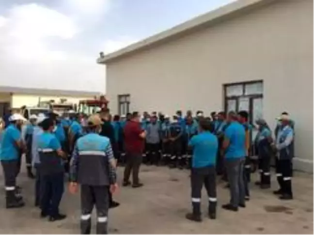 Başkan Ekinci temizlik işçilerini ziyaret etti