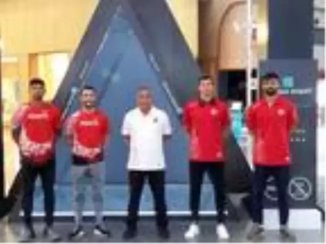 Atletizm kafilesi koronavirüs tedbirleriyle Belarus'ta