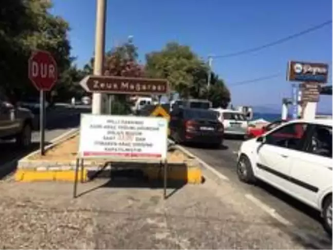 Kuşadası milli parkında yoğunluk bayramın son günü de devam ediyor