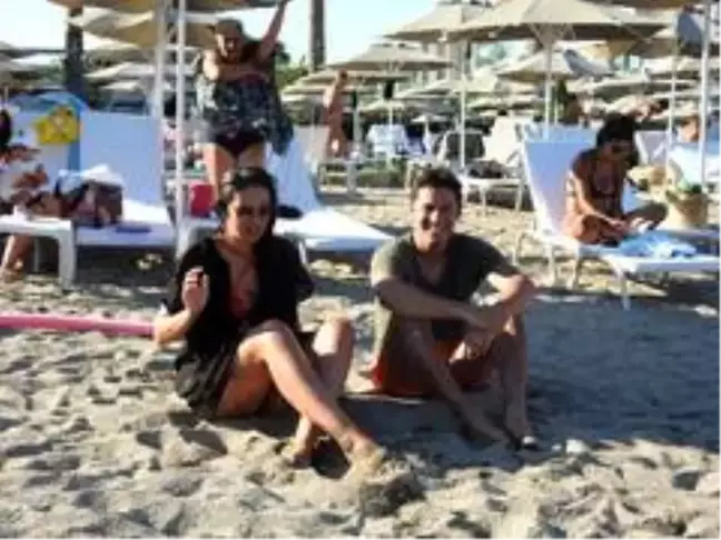 Ünlü oyuncu bayram tatilini Bodrum'da geçiriyor