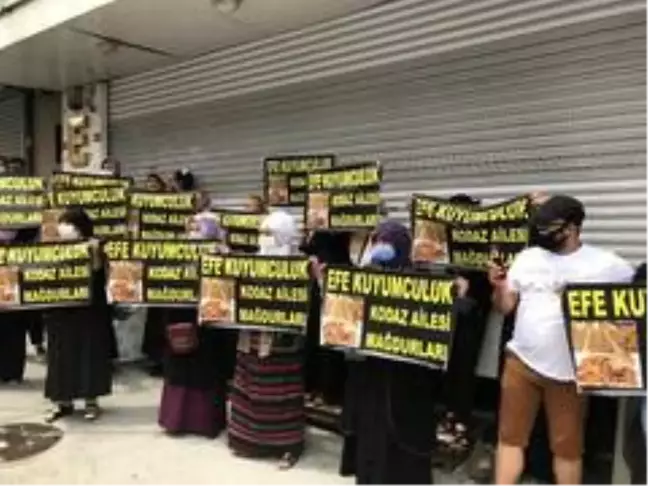 Esenyurt'ta kuyumcu mağdurları bir kez daha eylem yaptı