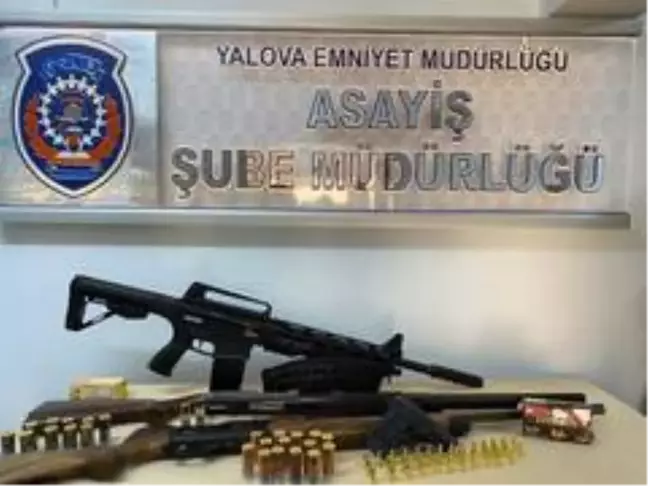 Yalova polisinden ruhsatsız silah operasyonu