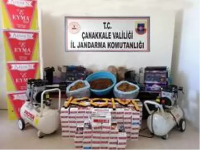 Son dakika haber! Çanakkale'de kaçak sigara operasyonu