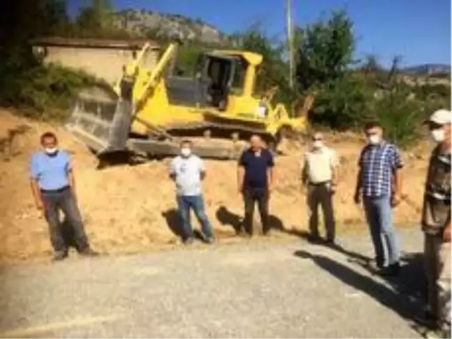 Eğrigöz köyü yolu sil baştan yapılıyor