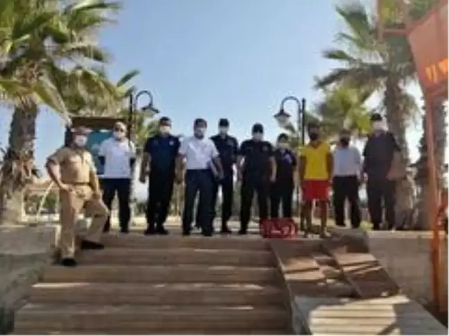 Kumluca'da yüzme alanlarının denetimleri yapıldı