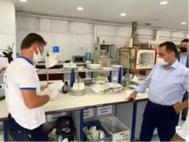 Başkan Şahin'in fabrika ziyareti