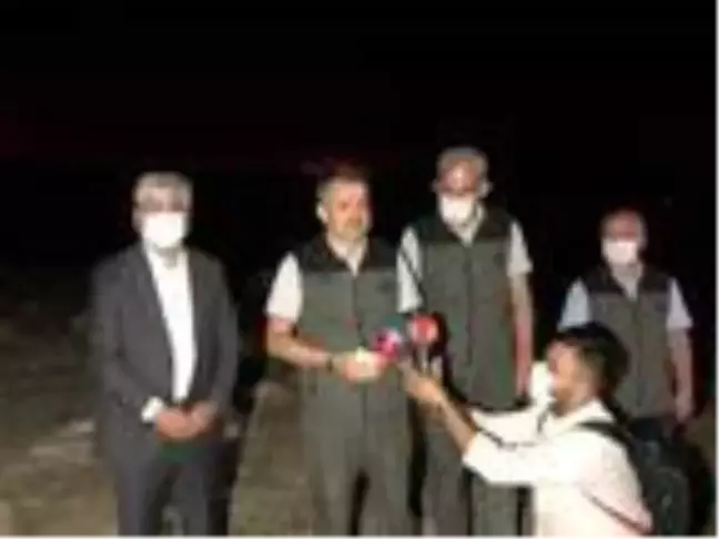 Son dakika... Samandağ'daki yangını soğutma çalışmaları devam ediyor (4)