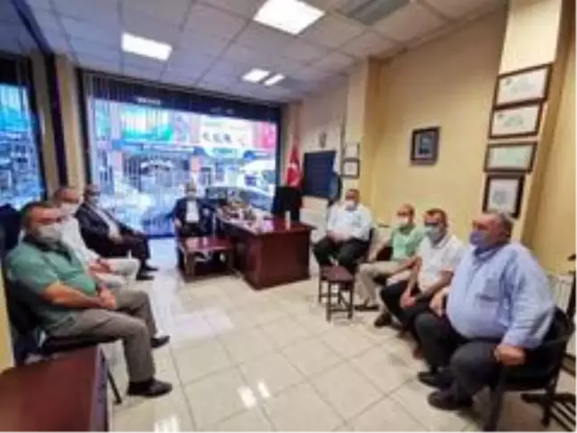 Esnaf ve Sanatkârlar Kredi ve Kefalet Kooperatifi'ni ziyaret eden Milletvekili Ceylan;