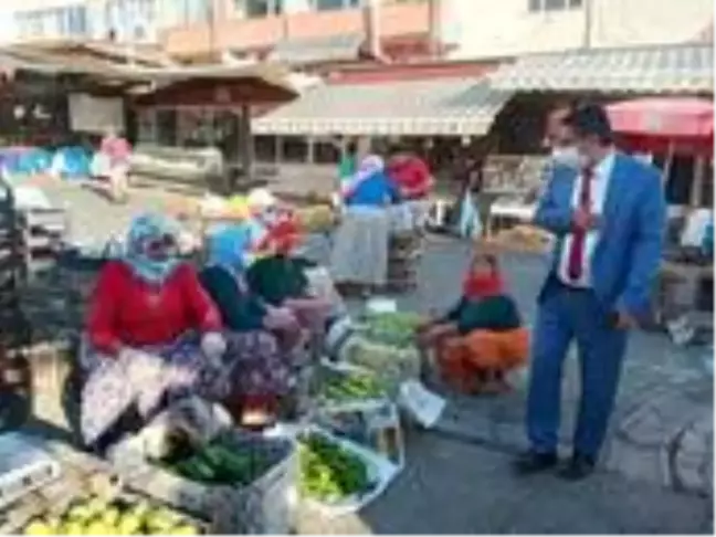 Başkan İnal'dan pazar ziyareti