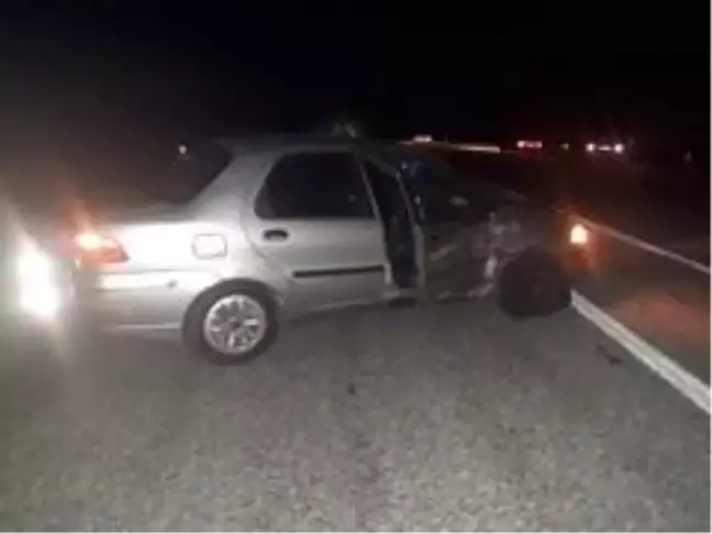 İki otomobil çarpıştı: 1 yaralı