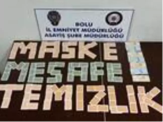 Bolu'da kumar oynarken yakalanan 7 kişiye para cezası