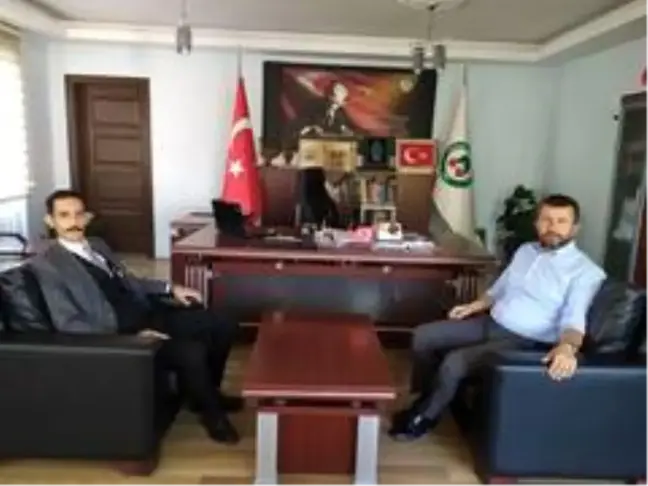 Kaymakam Soylu'dan Başkan Demirci'ye iade-i ziyaret