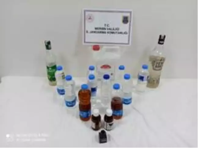 Silifke'de 7 litre sahte içki ele geçirildi