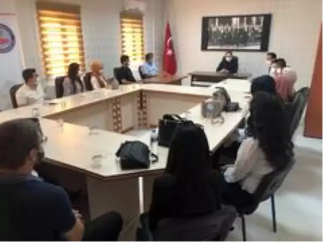 Samsat'ta aday öğretmenlere kurumlar tanıtıldı