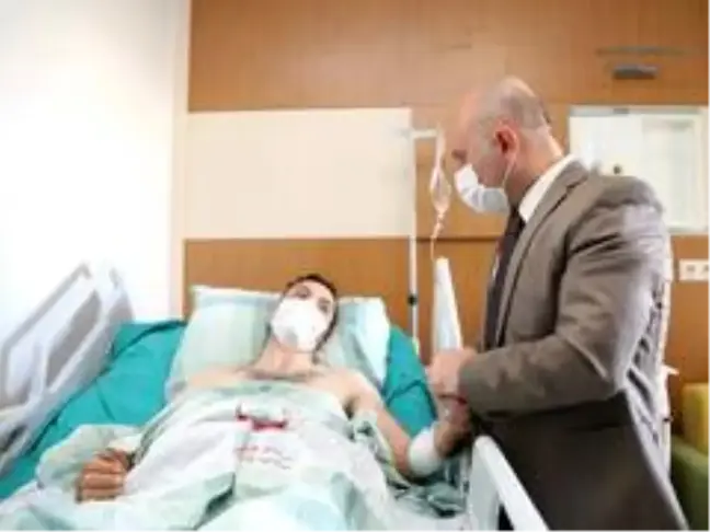 Vali Varol yaralı askeri ziyaret etti