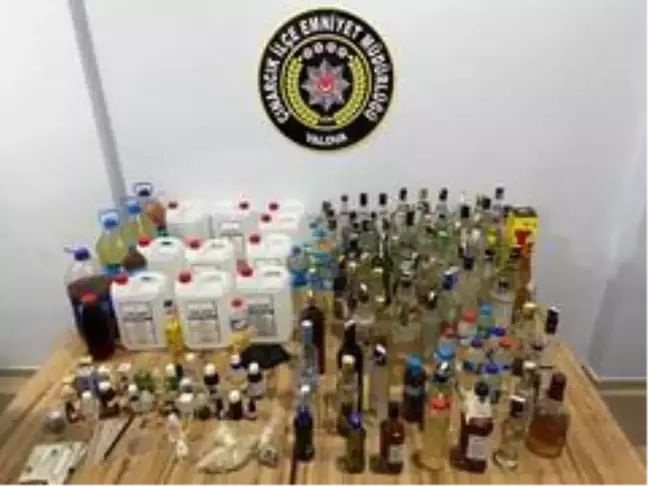 Yalova'da sahte içki imâlathanesine operasyon