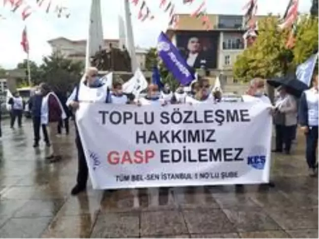 Bakırköy Belediyesi'nde sözleşme yenileme eylemler sürüyor