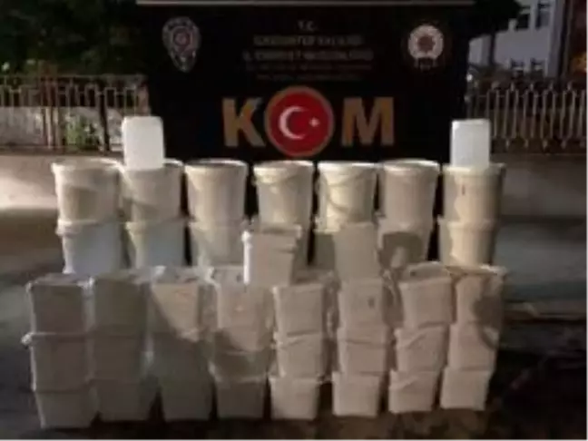Bin 65 litre kaçak etil alkol ele geçirildi