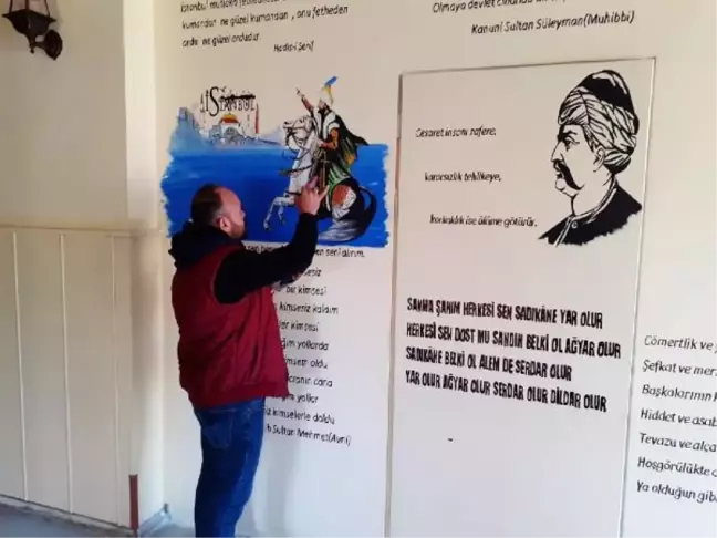 Pandemiyi fırsata çeviren öğretmenler, okulu yeniledi