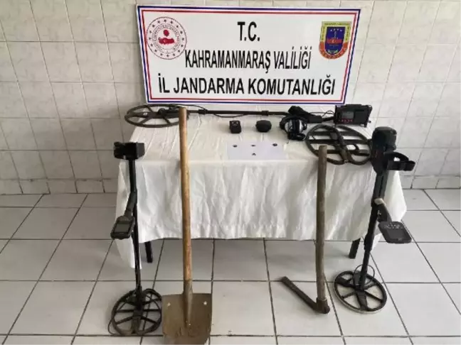 Kahramanmaraş'ta kaçak kazı operasyonu: 4 gözaltı