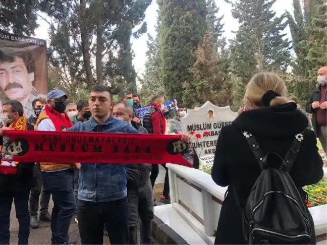 MÜSLÜM GÜRSES ÖLÜMÜNÜN 8. YILINDA MEZARI BAŞINDA ANILDI