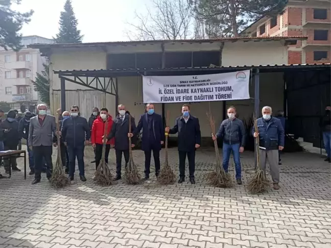 Çiftçiye bin 300 adet ücretsiz kestane fidanı