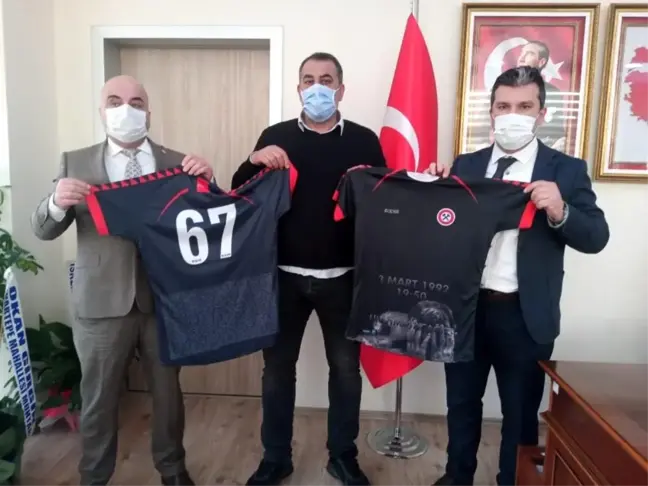 Gençlik Spor İl Müdürlüğü şehit madenci formalarına destek verdi