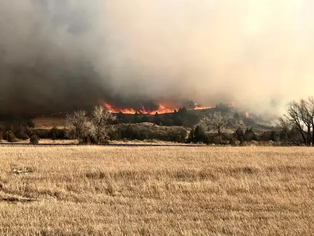 ABD'nin Kuzey Dakota eyaletinde orman yangını: gökyüzü dumanla kaplandıEyalet genelinde acil durum ilan edildi