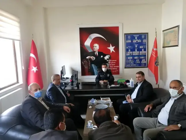 Başkan Arvas ve Sabırlı'dan emniyet amirliğine ziyaret