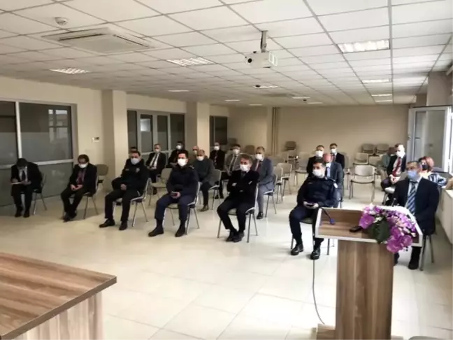 Son dakika haber... Burhaniye'de koronavirüs değerlendirme toplantısı
