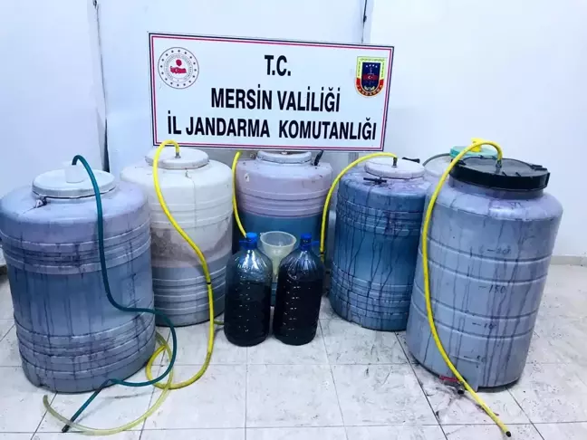 Mersin'de bin 184 litre sahte içki ele geçirildi