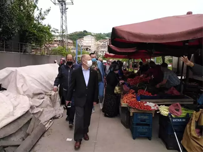 Gülüç'te pazar yeri denetimi