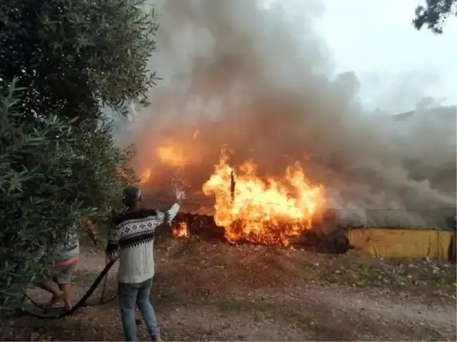 Buzdolabı bomba gibi patladı! Alevlere teslim olan ev, vatandaşların yoğun çabasına rağmen küle döndü