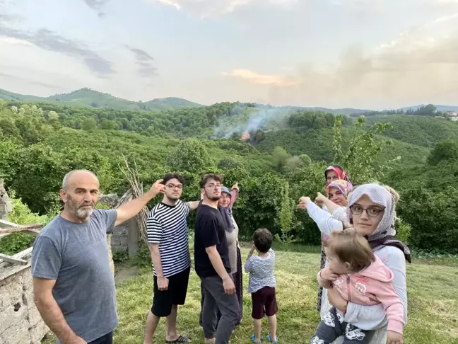 Bahçesindeki otları yakmak isterken ormanı yakıyordu