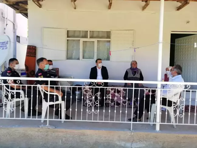 -Kaymakam Çimşit'ten şehit ailesine taziye ziyareti