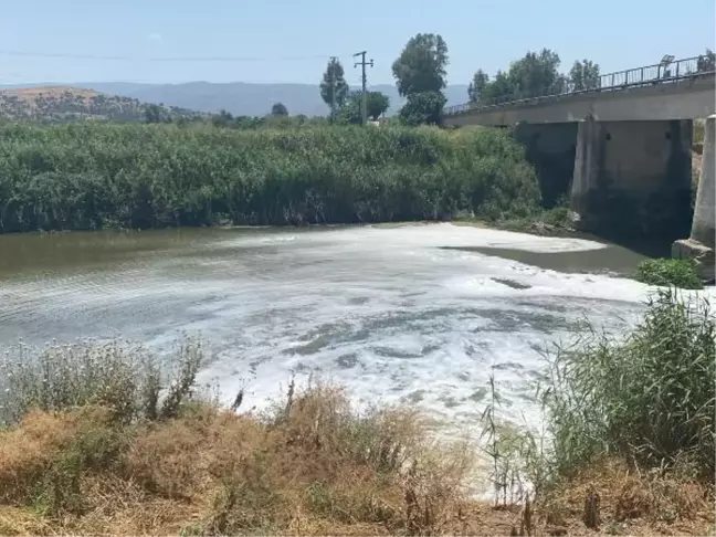 BÜYÜK MENDERES NEHRİ'NDE TEDİRGİN EDEN KİRLİLİK