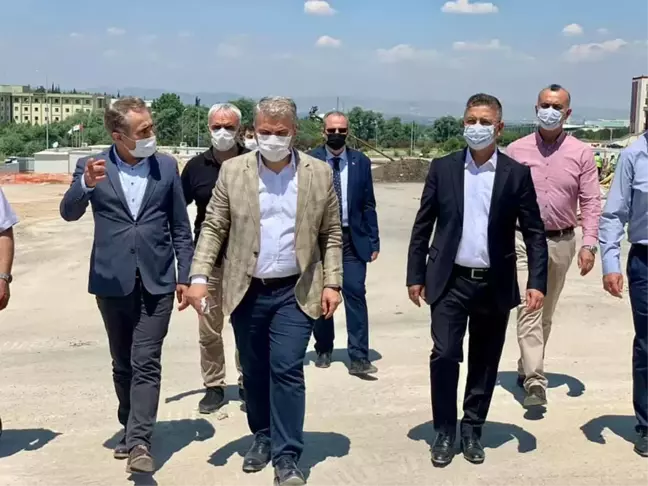 AK Parti Balıkesir Milletvekili Canbey, Çağış Kampüsü'nde yurt inşaatlarını inceledi