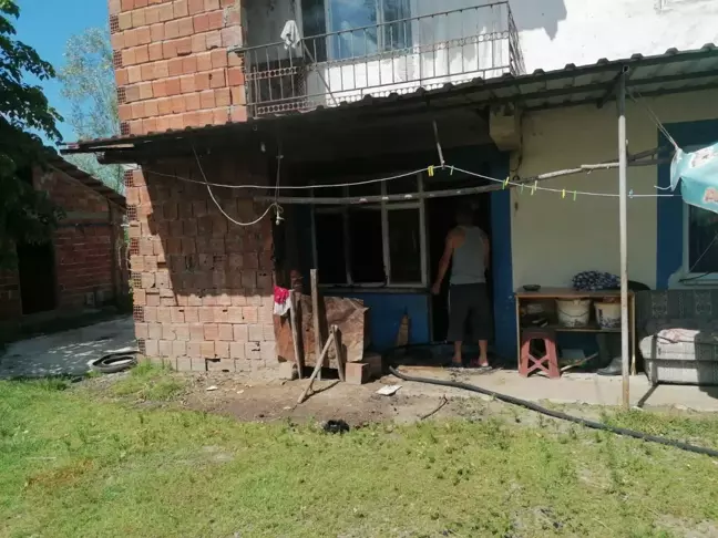 Çarşamba ilçesinde yangın çıkan evde hasar oluştu